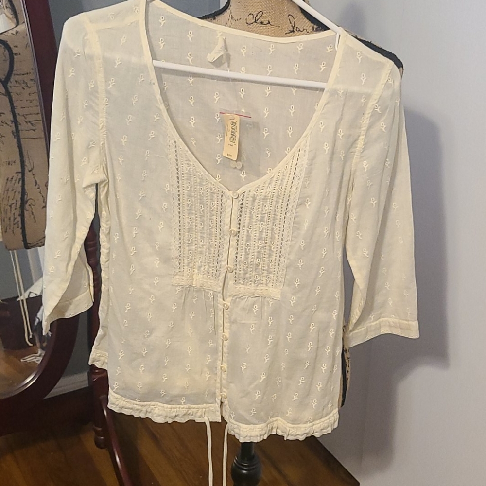 AERIE BOHO TOP XS NWT